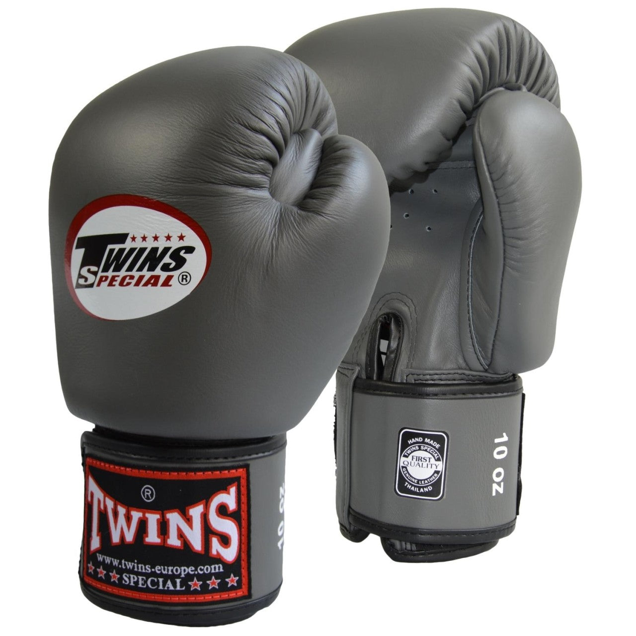 TWINS Boxhandschuh dunklelgrau – ergonomische Passform