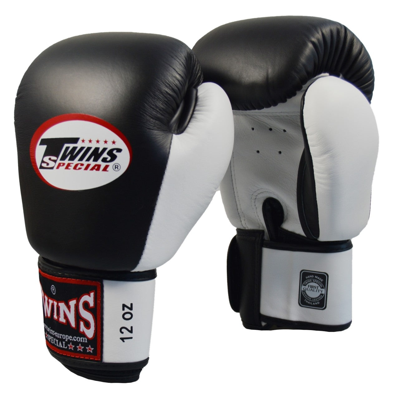 TWINS Boxhandschuh schwarz-weiss – ergonomische Passform