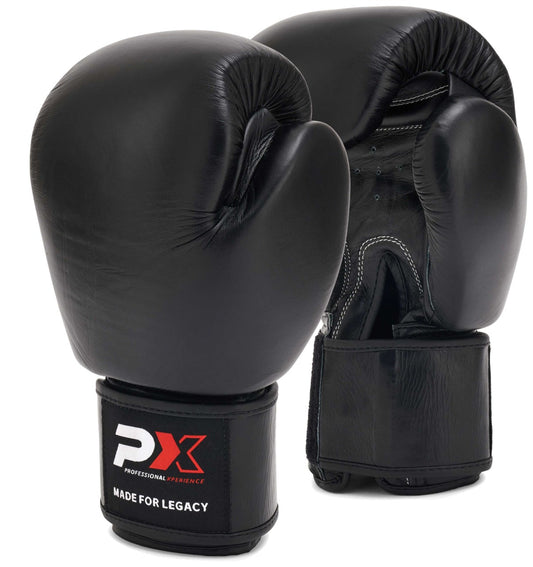PX LEGACY Boxhandschuhe, Leder ideal für Techniktraining – mit Klettverschluss