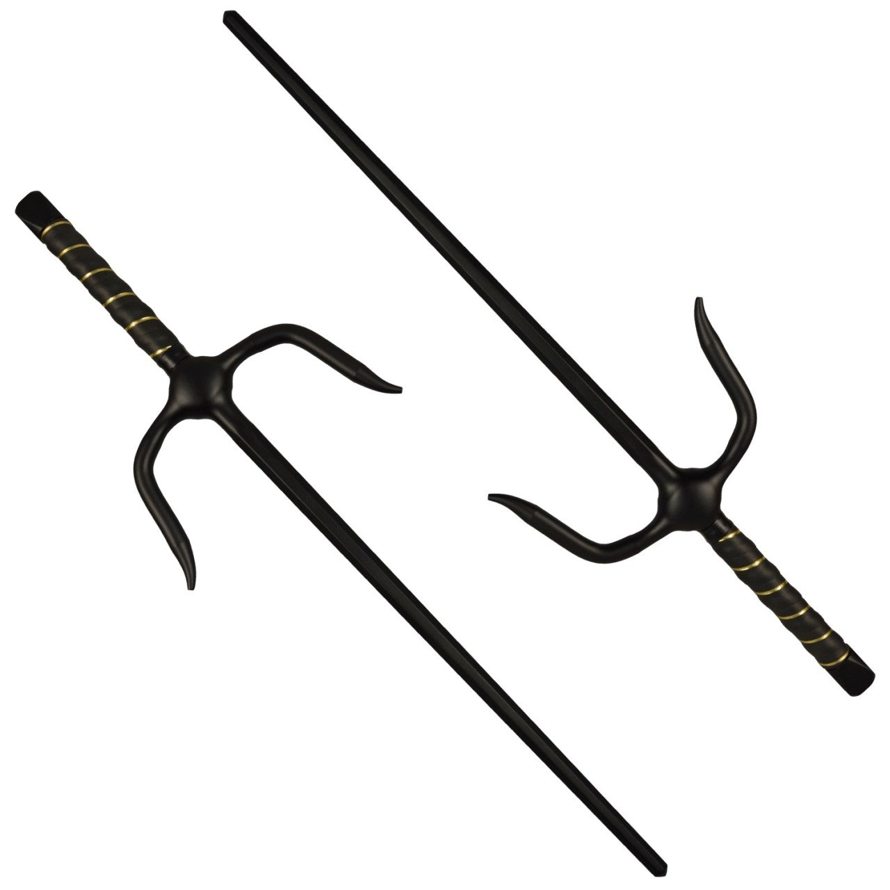 Paar Sai-Gabeln Octagon schwarz ca 48.5 cm ideal für Techniktraining robuste Ausführung