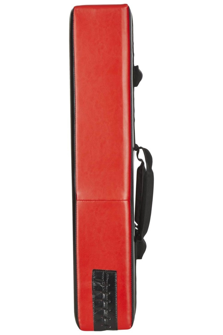 PX Schlagpolster Strike - Mit 4 Griffen - 75 x 35 x 15 cm - Kunstleder rot-schwarz - Robuste leichte Pratze