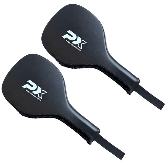 PX LEGACY Boxing Paddle, PU, Paar, schwarz robuste Ausführung realistisches Design – Trainingswaffe aus Kunststoff
