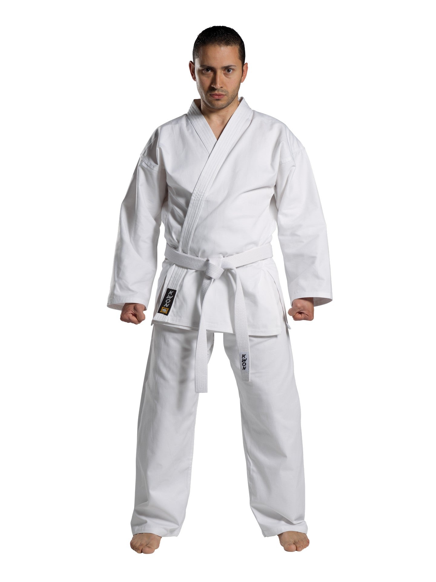 TEKKA BUDO Karateanzug Pro – Weiß, 12 Oz, Segeltuch, Gi Set Für Kumite & Training