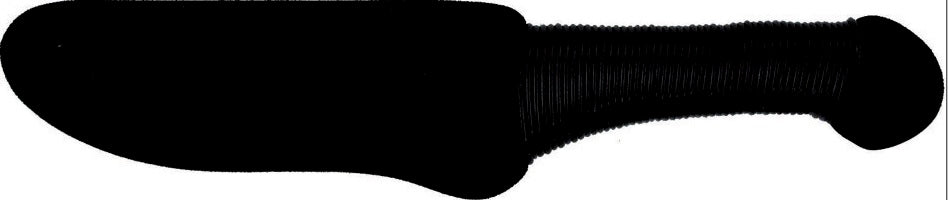 KWON (R) EVA Haimesser schwarz 25 cm Trainingsmesser Schaumstoff