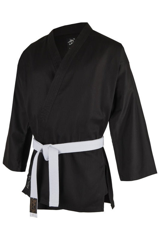 Kampfsport Standard-Jacke schwarz 8 oz - Karate, Taekwondo Traditional, Allround