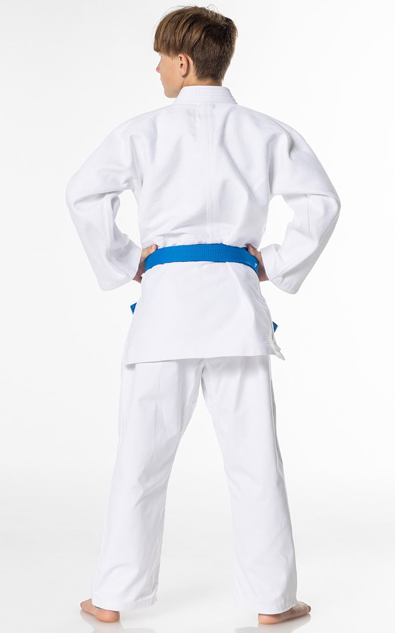 MIZUNO Judoanzug KEIKO weiß - 650g Mischgewebe - Judo Gi SET Judojacke, Judohose mit Schnürbund