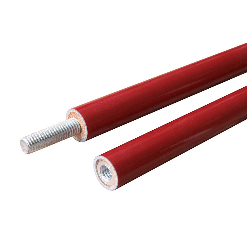 Bo-Stab 182 cm Graphit konisch, rot-blau - 2 teilig und zerlegbarer Langstock