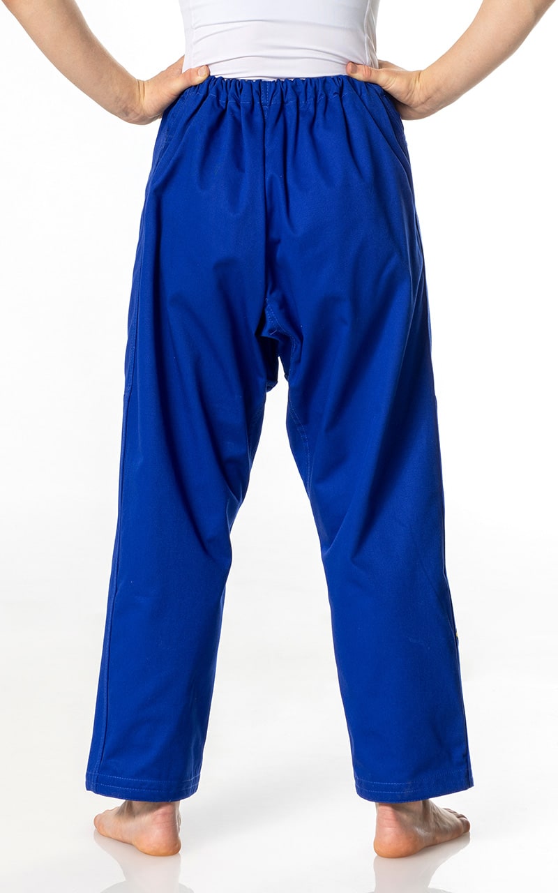 MIZUNO Judo Hose Yusho III IJF blau - 750g Mischgewebe - Judohose mit Schnürbund