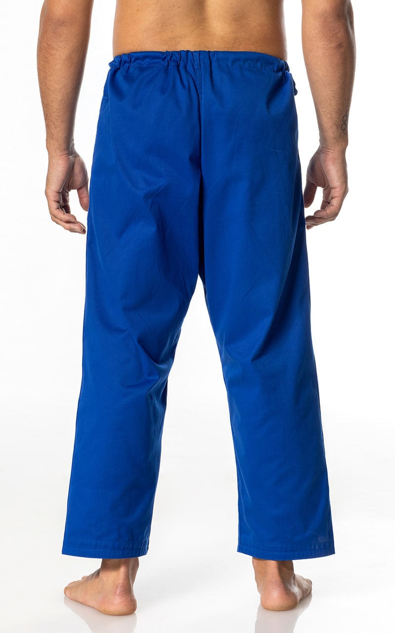 MIZUNO Judo Hose Yusho Best 2 IFJ blau - 750g Mischgewebe - Judohose mit Schnürbund
