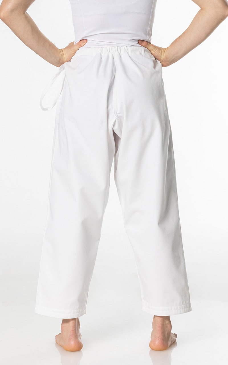 MIZUNO Judo Hose Yusho weiß - Made in Japan - 750g Mischgewebe - Judohose mit Schnürbund