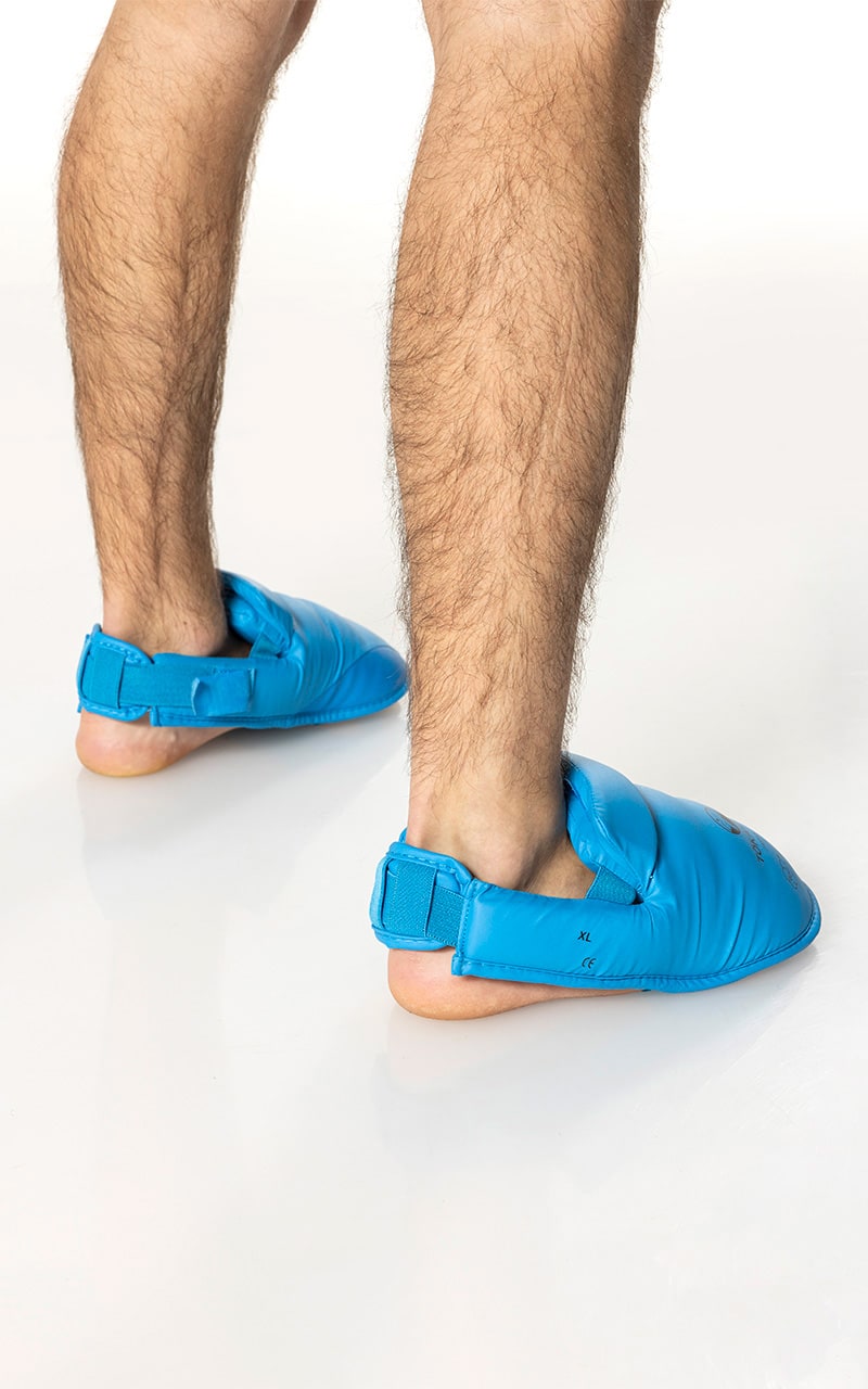 Karate Fussschutz, TOKAIDO, WKF, mit Klettverschluss - Blau
