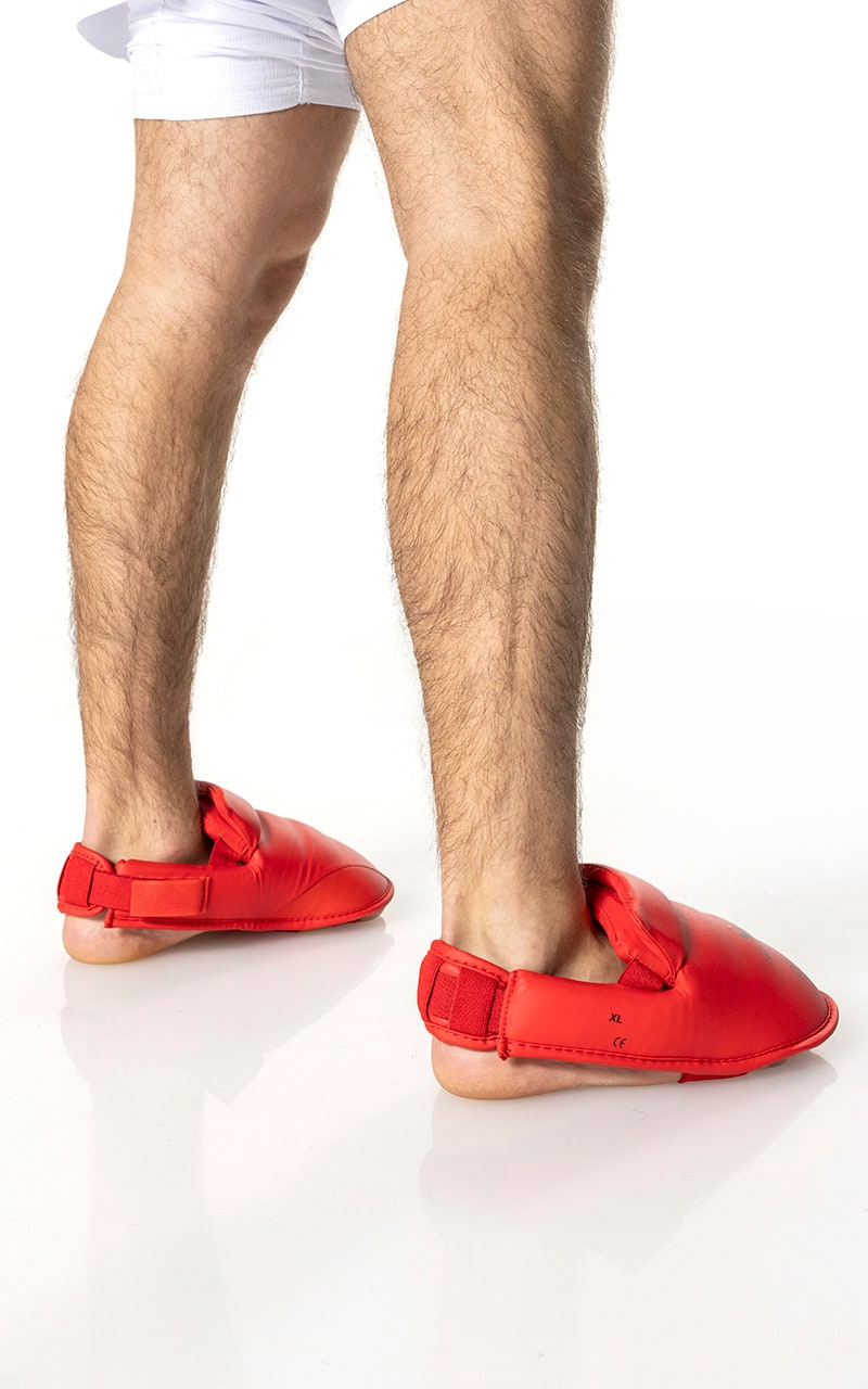 Karate Fussschutz, TOKAIDO, WKF, mit Klettverschluss - Rot