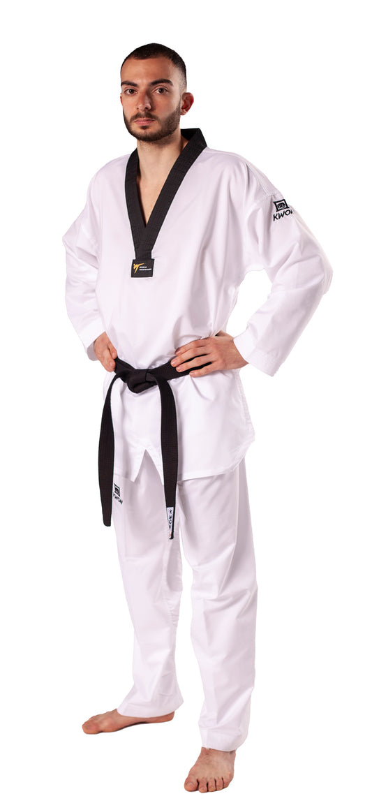 KWON (R) Taekwondo Anzug Revolution schwarzes Revers