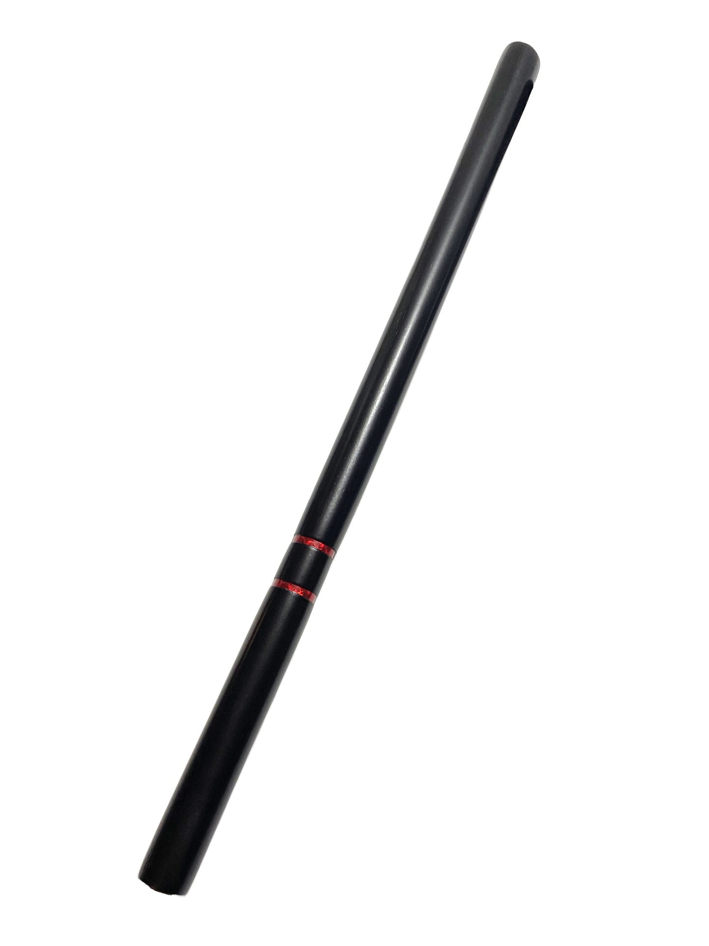 10er Pack Escrima Stock - Rattan Trainingsstick 65 cm - Brandmuster Spirale - Holz Kurzstock Arnis Kali