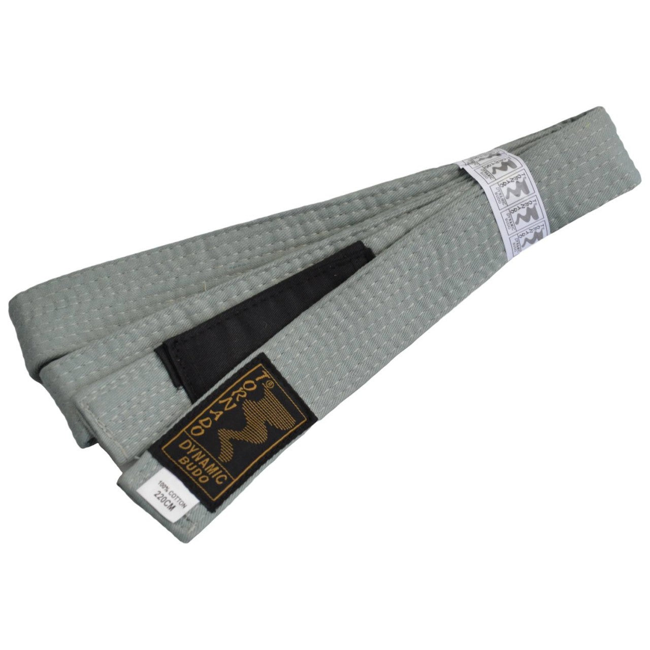 Kinder BJJ Brazilian Jiu-Jitsu Gürtel grau mit Bar Balken