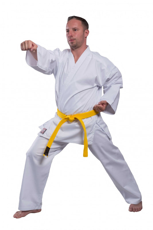 Karateanzug Allround Takachi Gi 10oz weiß - Glatter Stoff - Vorgewaschen