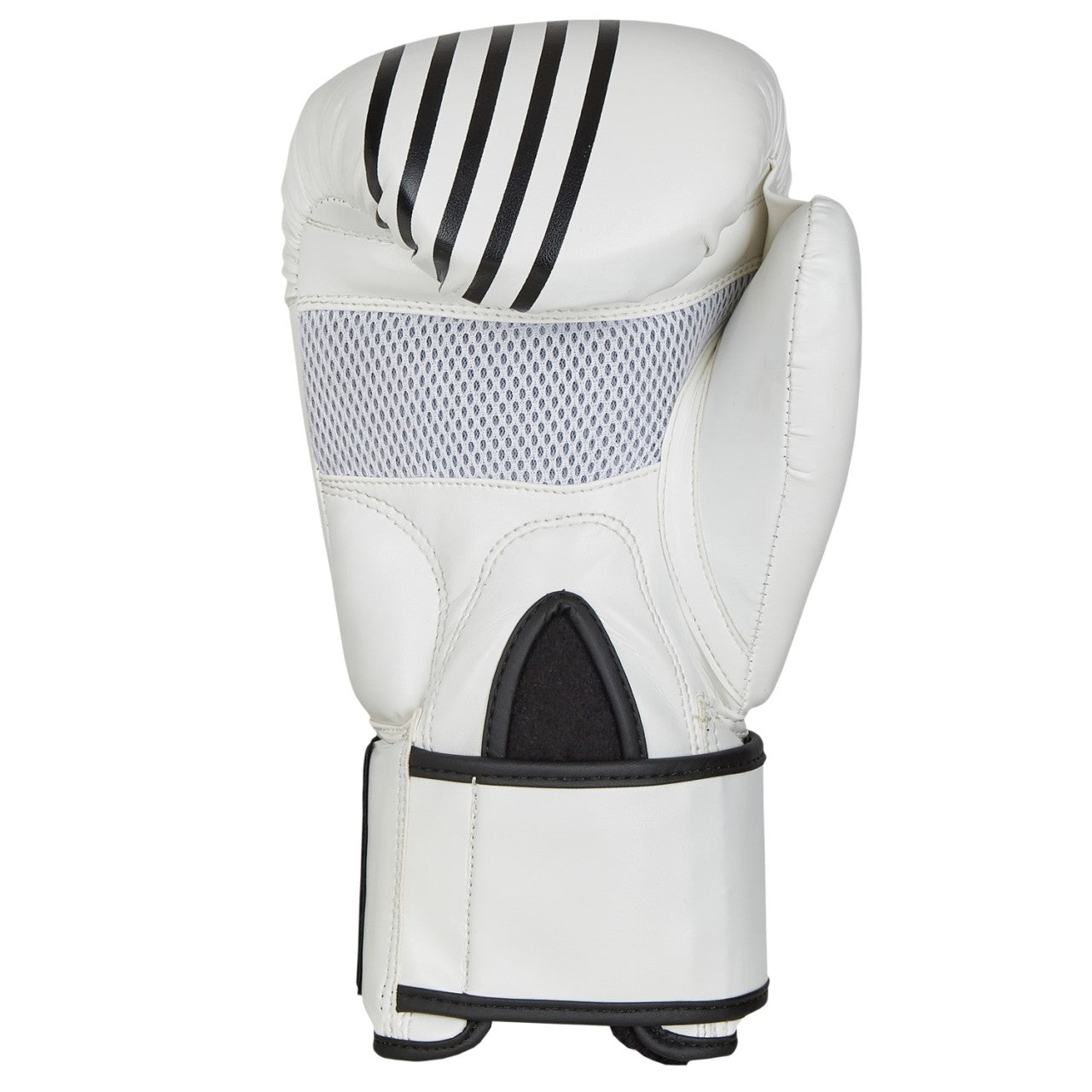 PX Boxhandschuhe SPARRING, Kunstleder weiß-schwarz 8-16 Oz - Gepolsterte Trainingshandschuhe