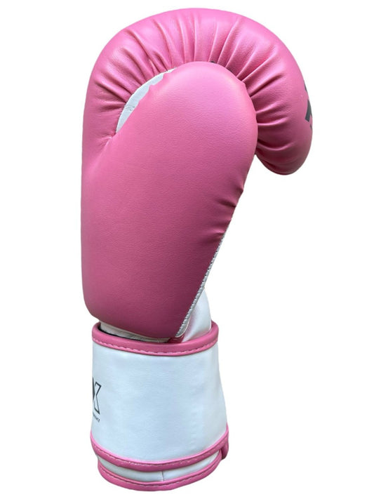 PX "Kids Glove Girls" Boxhandschuhe pink-weiß 2-8 Oz - Gepolsterte Trainingshandschuhe