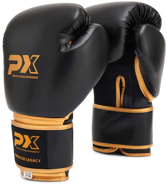 PX LEGACY Boxhandschuhe, Kunstleder 8-16 Oz - Gepolsterte Trainingshandschuhe