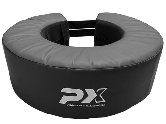 PX Boxsack-Ring, schwarz-grau, Erweiterung für Boxsäcke, Uppercuts, Knietechniken