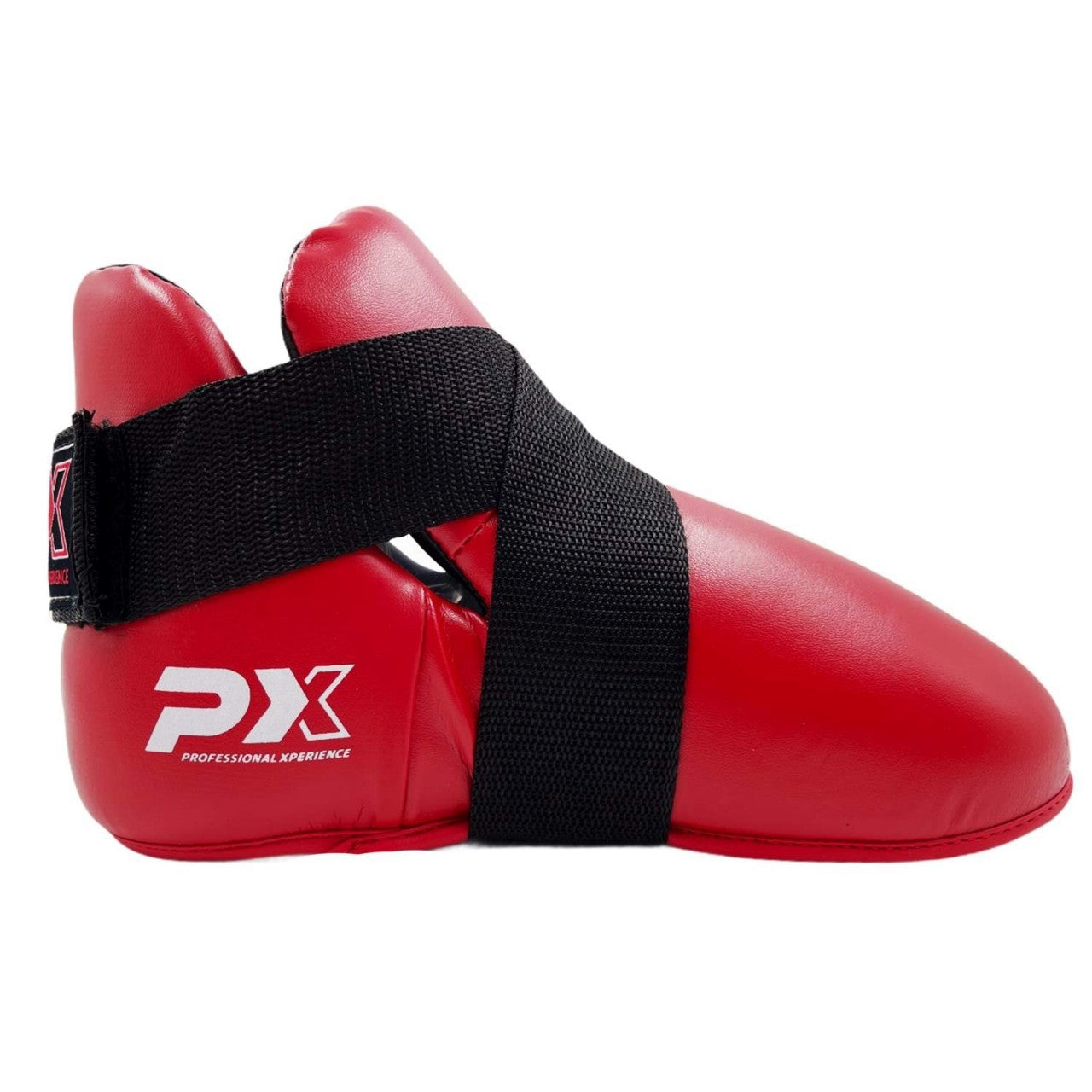 PX Fußschützer Kunstleder blau - Karate, Taekwondo, Kickboxen - Kampfsport Schützer