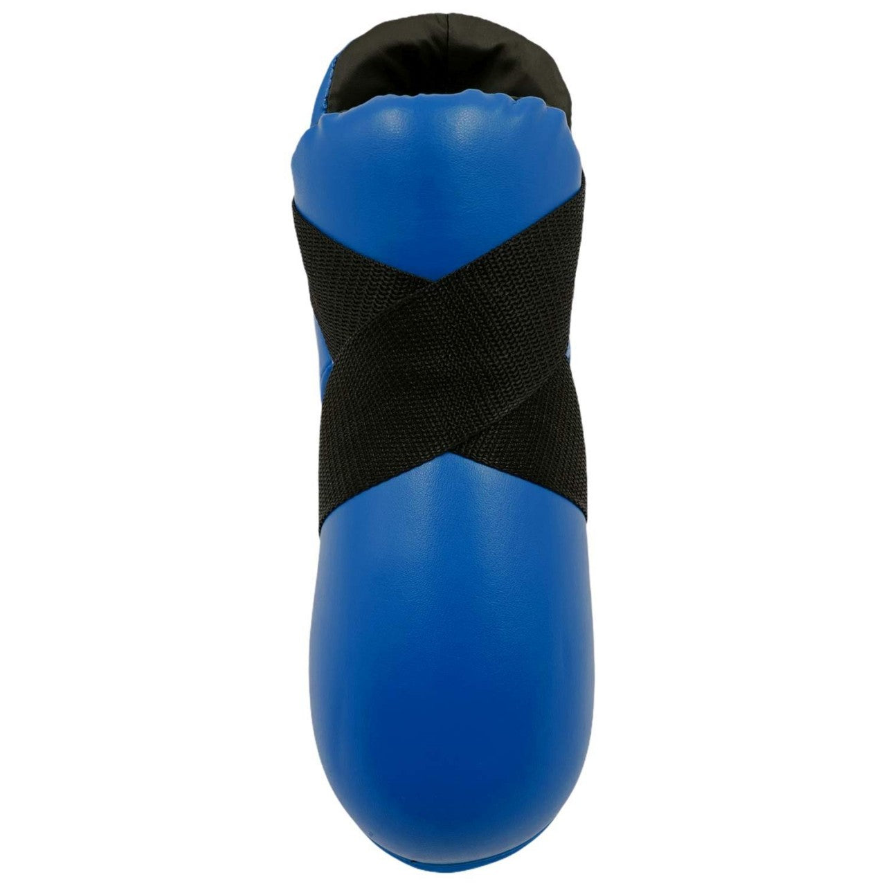 PX Fußschützer Kunstleder blau - Karate, Taekwondo, Kickboxen - Kampfsport Schützer
