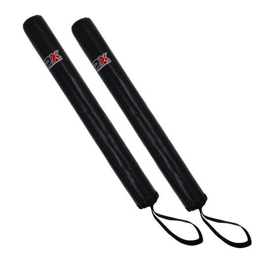 TEKKA BUDO Boxing-Sticks (Paar) - Stöcker für Box-Schlagtraining - schwarz