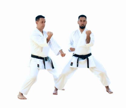 KAITEN Karateanzug OUJA weiß 6-7 oz, Karate Gi leichtes Tropic-Gewebe mit High-Waist-Hose