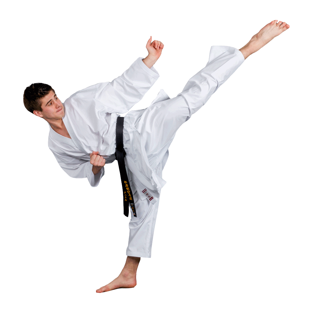 KAITEN Kumite Karateanzug New Dynamic - Karate Gi weiß 8 oz - Hose mit Gummizug