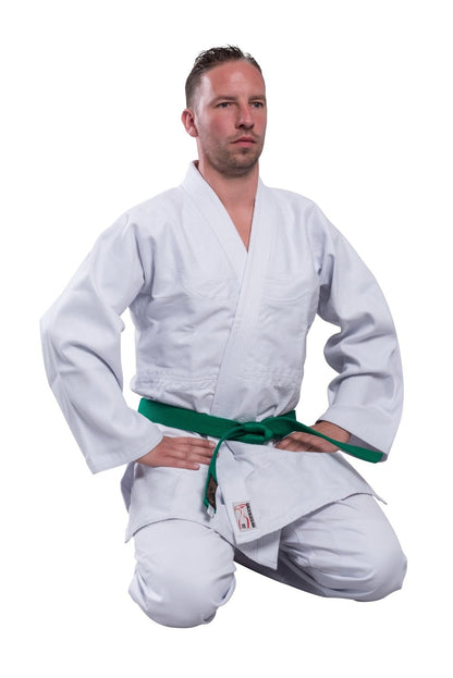 Aikidoanzug Allround - weiß - 550g - Aikidojacke, Aikidohose, Aikidogürtel