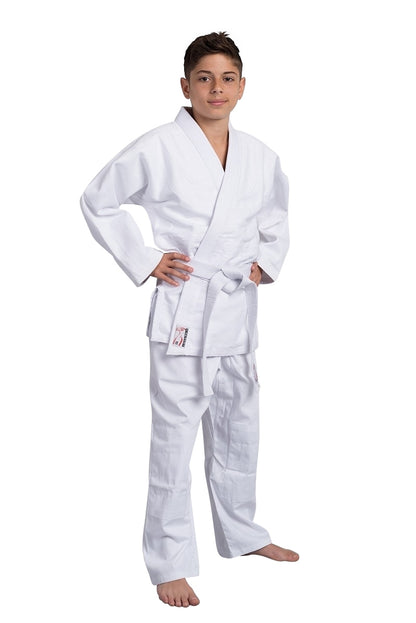 Aikidoanzug Allround - weiß - 550g - Aikidojacke, Aikidohose, Aikidogürtel