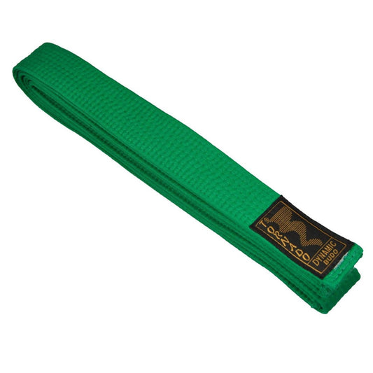 Judogürtel grün - einfarbig - 4 cm breit - Grüngurt Judo