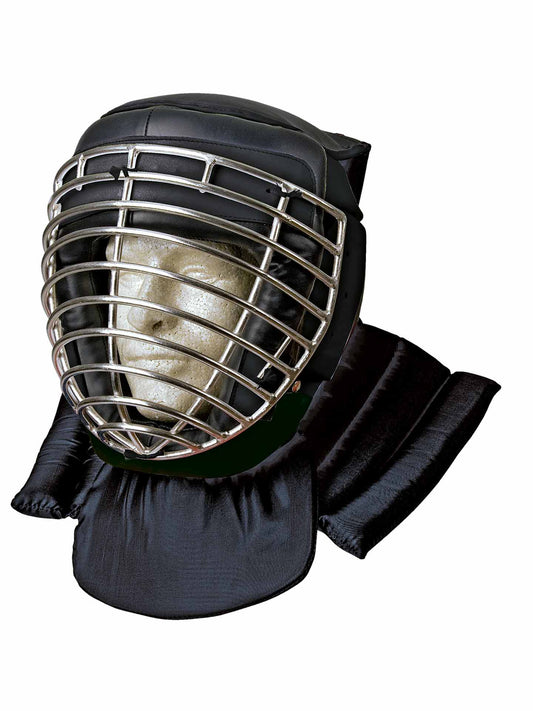 KWON (R) Kali Kopfschutz mit Metallgitter und Nackenschutz, schwarz
