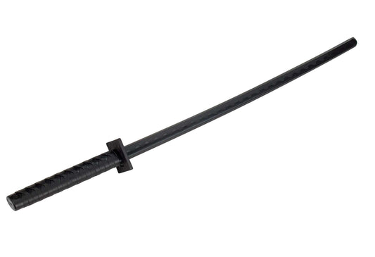 Ninja-Bokken schwarz aus PP-Kunststoff, 86 cm, stabile Ausführung