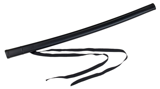 Schwertscheide schwarz 80 cm für Bokken mit Gürtelband, Bokkenscheide Saya