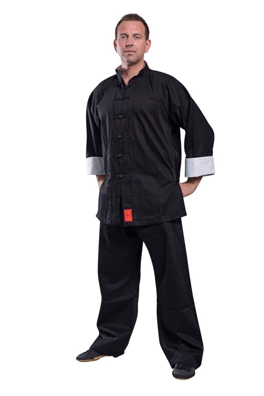 Kung Fu Anzug Shaolin II schwarz