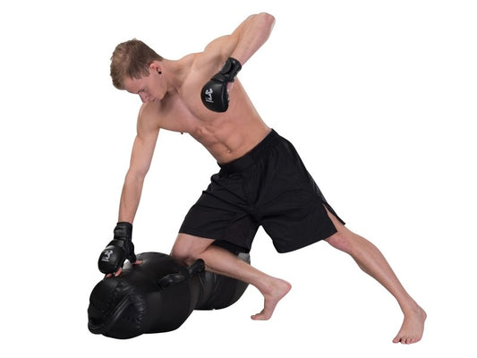 MMA Shorts weit schwarz