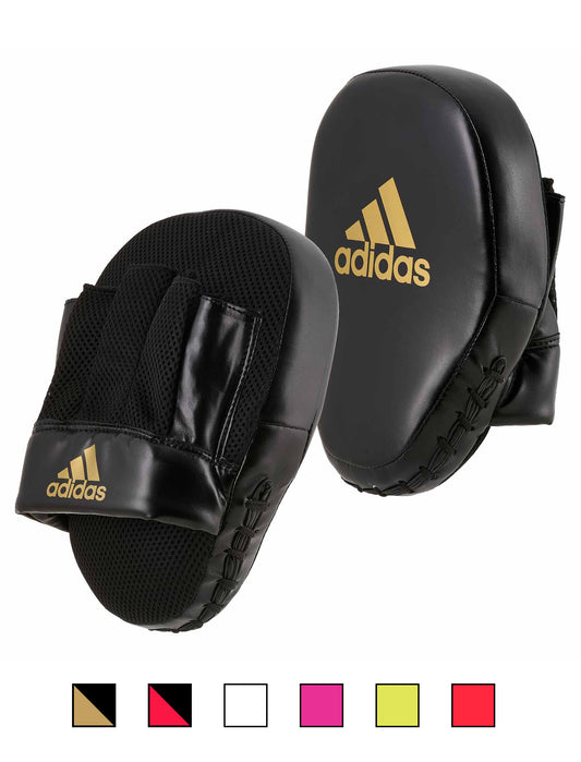 adidas Speed Coach Paar-Pratzen, schwarz-gold ADISBAC014, Handpratze, Schlagpolster