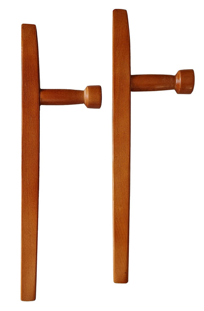 KWON (R) Tonfa Klassisch Okinawa Style rote Eiche 50 cm (Paar)