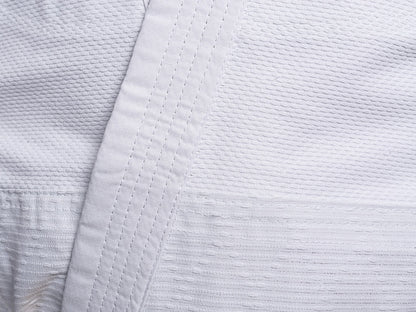 Aikidoanzug Basix - weiß - 380g - Aikido Gi Set - Aikidojacke, Aikidohose, Aikidogürtel - Einsteiger Anzug