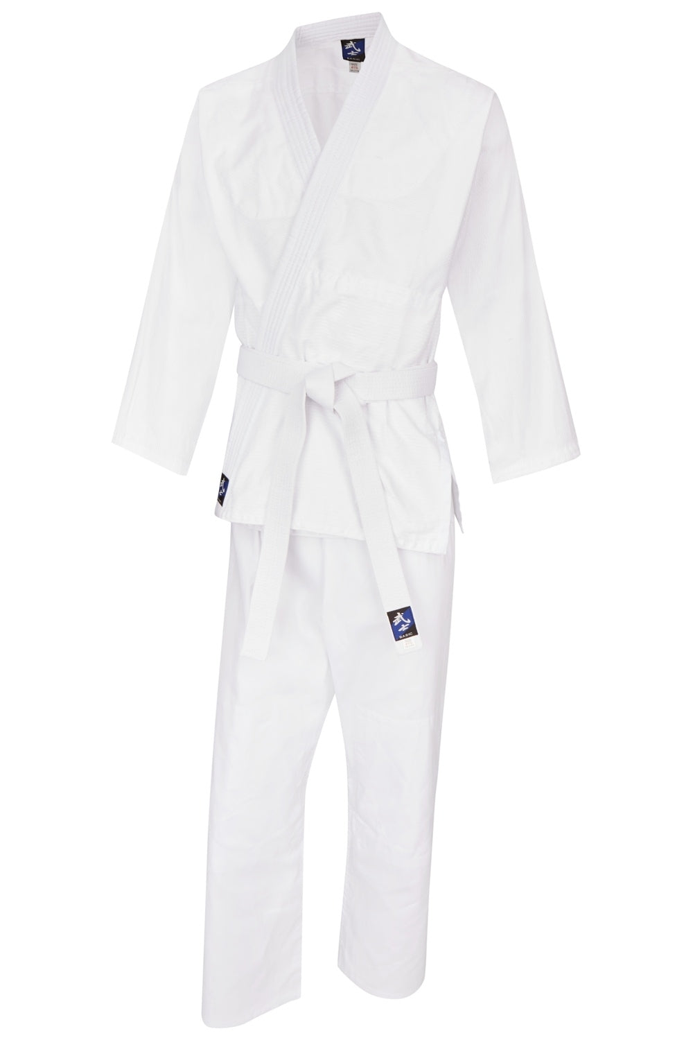 Aikidoanzug Basix - weiß - 380g - Aikido Gi Set - Aikidojacke, Aikidohose, Aikidogürtel - Einsteiger Anzug