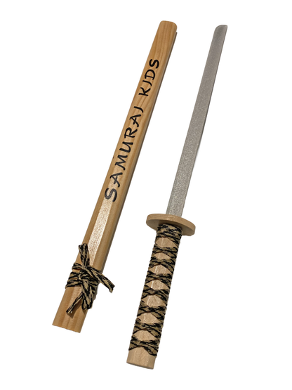 Kinder Samuraischwert 74 cm aus Holz mit Schwertscheide