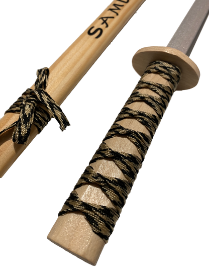 Kinder Samuraischwert 74 cm aus Holz mit Schwertscheide
