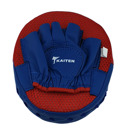 KAITEN Kinder Pratzen (Set) blau-rot - leicht, extra weich - Kampfsport Handpratze