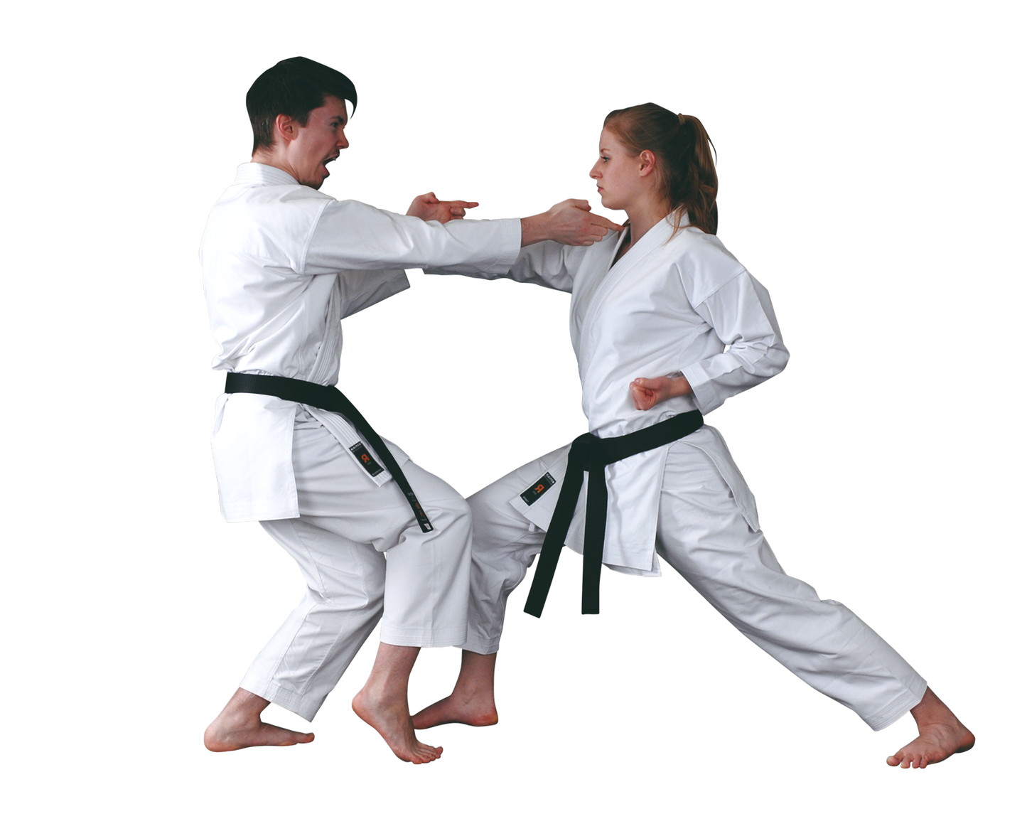KAITEN Karateanzug Spirit SLIM - Karate Gi weiß 12 oz Baumwolle - Hose mit Gummizug