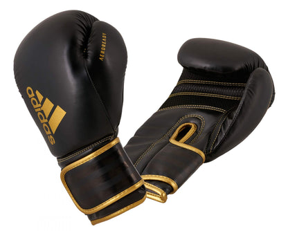 adidas Boxhandschuhe Hybrid 80, schwarz-gold, ADIH80