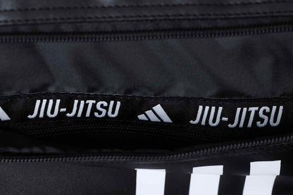 adidas 2in1 Sporttasche Jiu Jitsu Bag Gr.M - L schwarz-weiß, Rucksack Tragettasche adiACC051BJJ