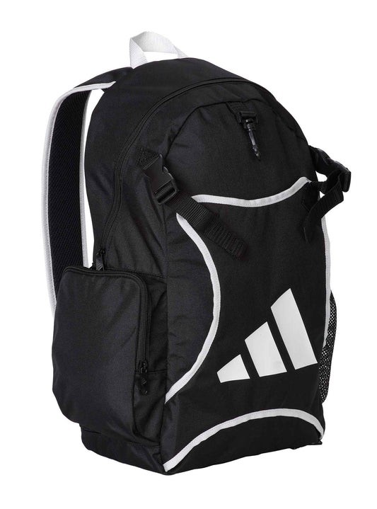 adidas Taekwondo Rucksack 16 Liter mit Westenhalter schwarz-weiß ADIACC096