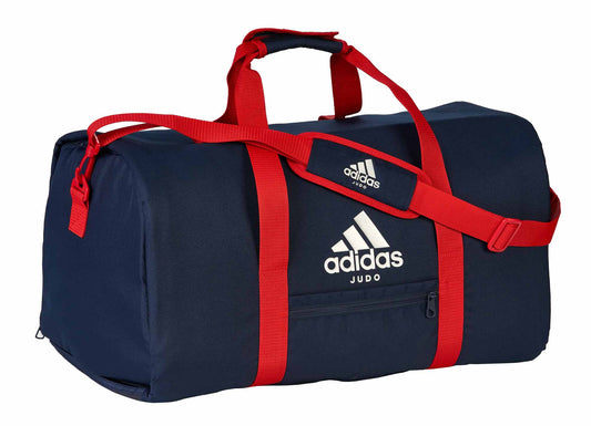 adidas 2in1 Sporttasche Bag Judo navyblau-rot, Rucksack Tragetasche ADIACC200J