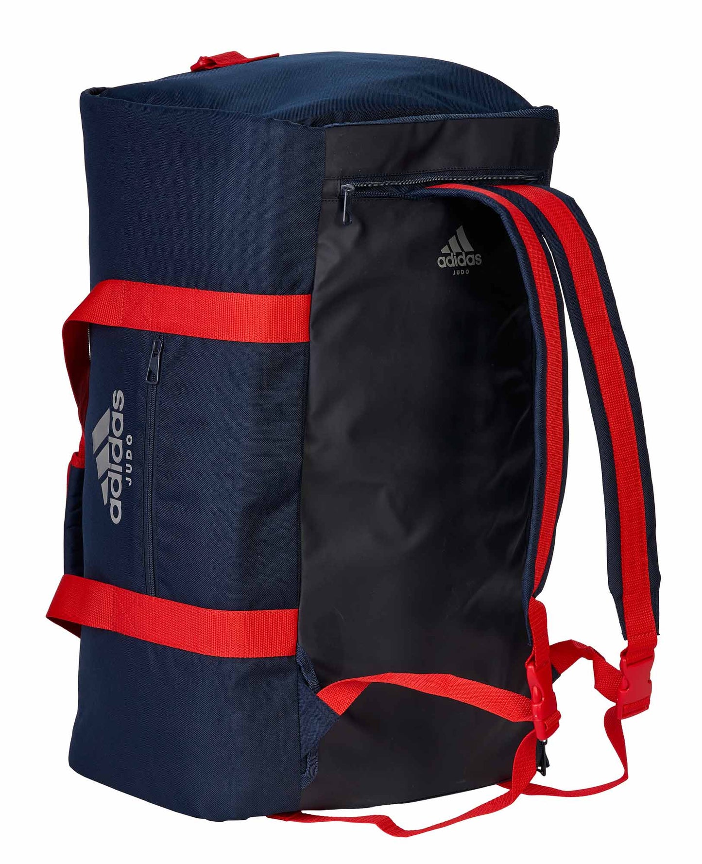 adidas 2in1 Sporttasche Bag Judo navyblau-rot, Rucksack Tragetasche ADIACC200J